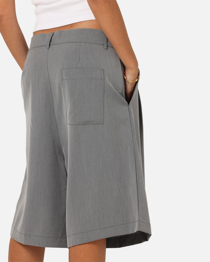 XXIII Baggy Pleated Shorts Grey