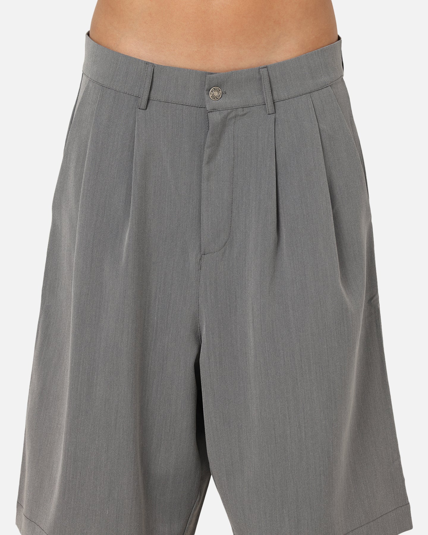 XXIII Baggy Pleated Shorts Grey