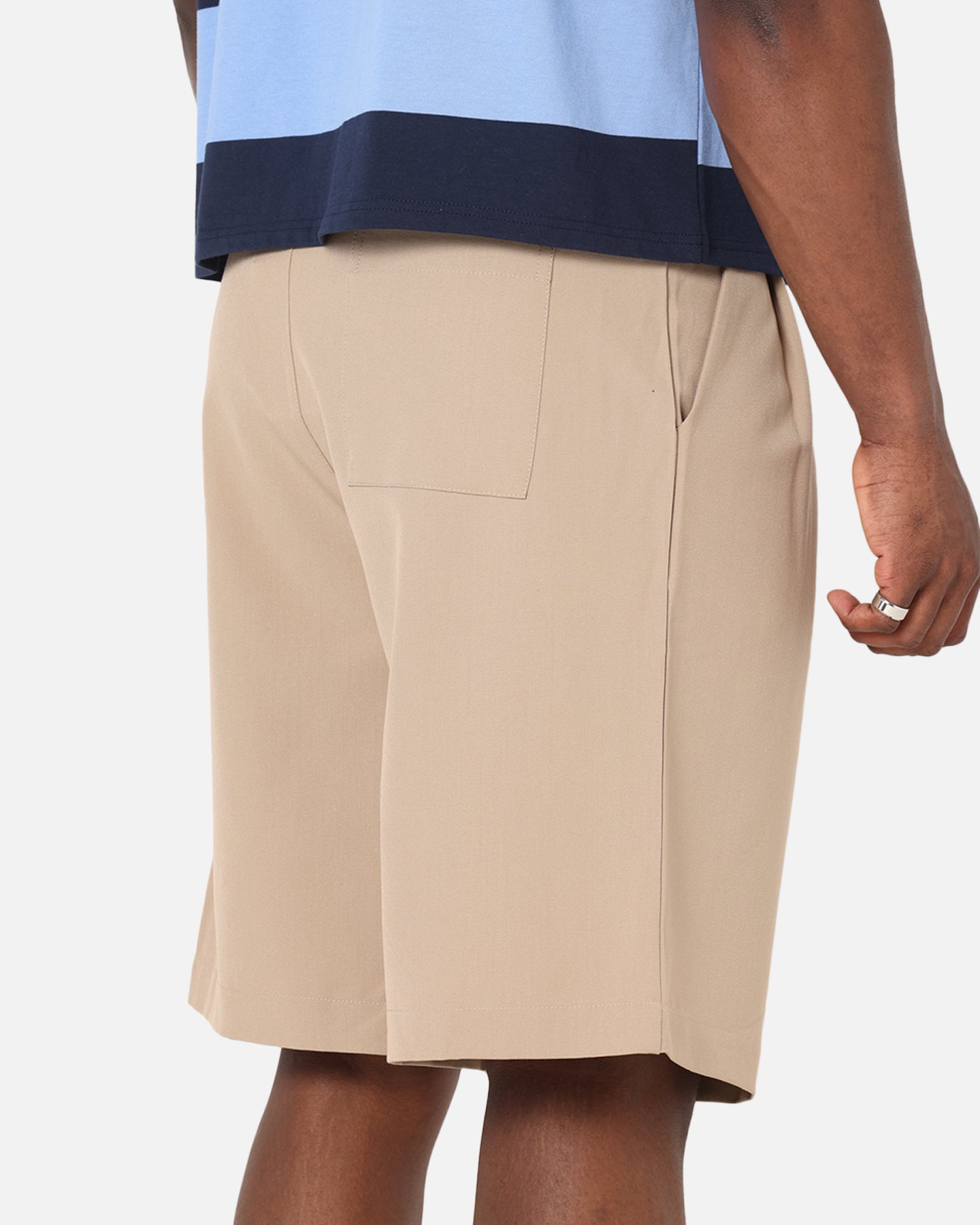 XXIII Baggy Pleated Shorts Tan