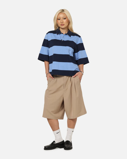 XXIII Baggy Pleated Shorts Tan