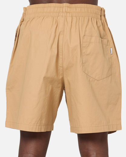 Carre Da Script Beach Shorts Tan