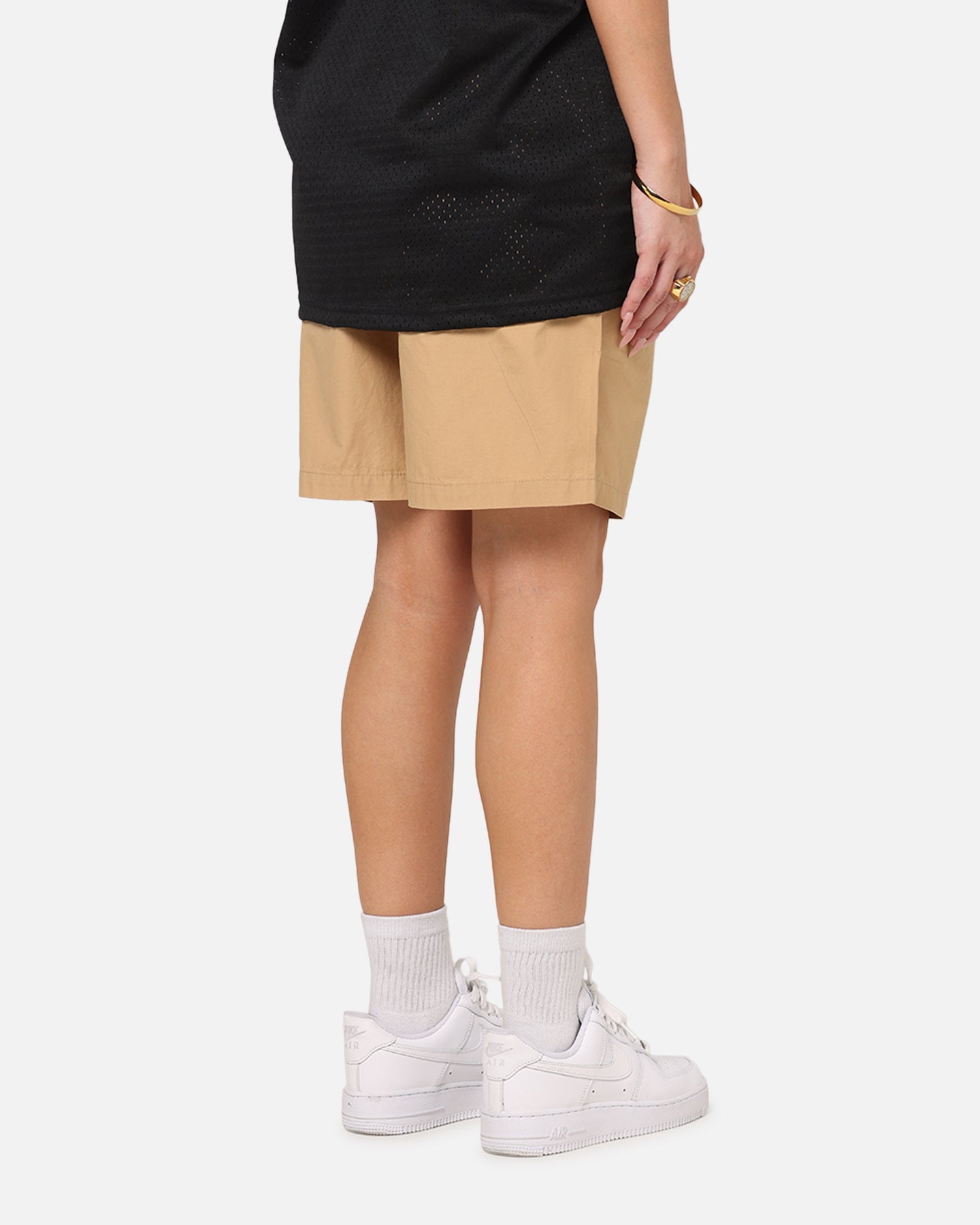 Carre Da Script Beach Shorts Tan