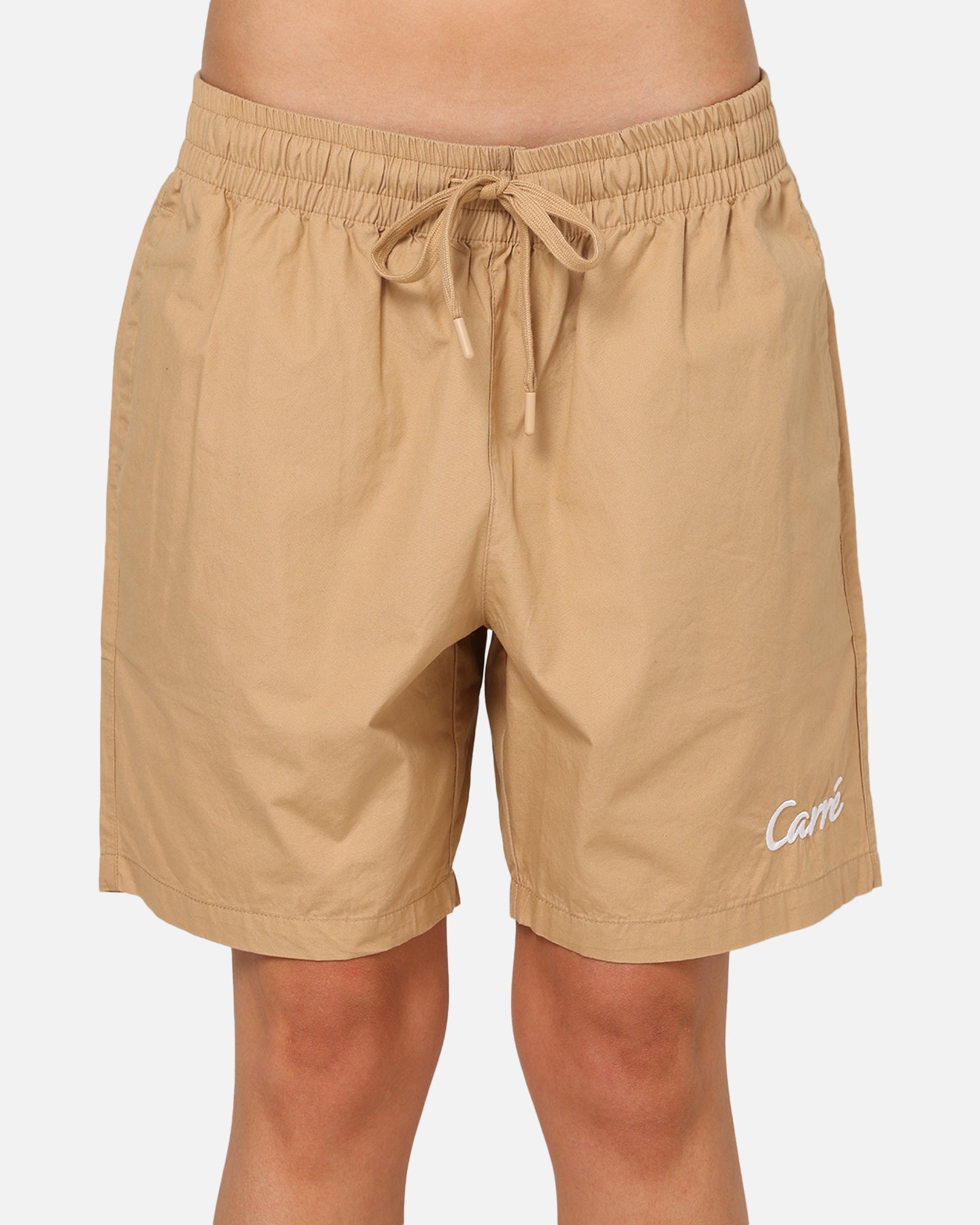 Carre Da Script Beach Shorts Tan