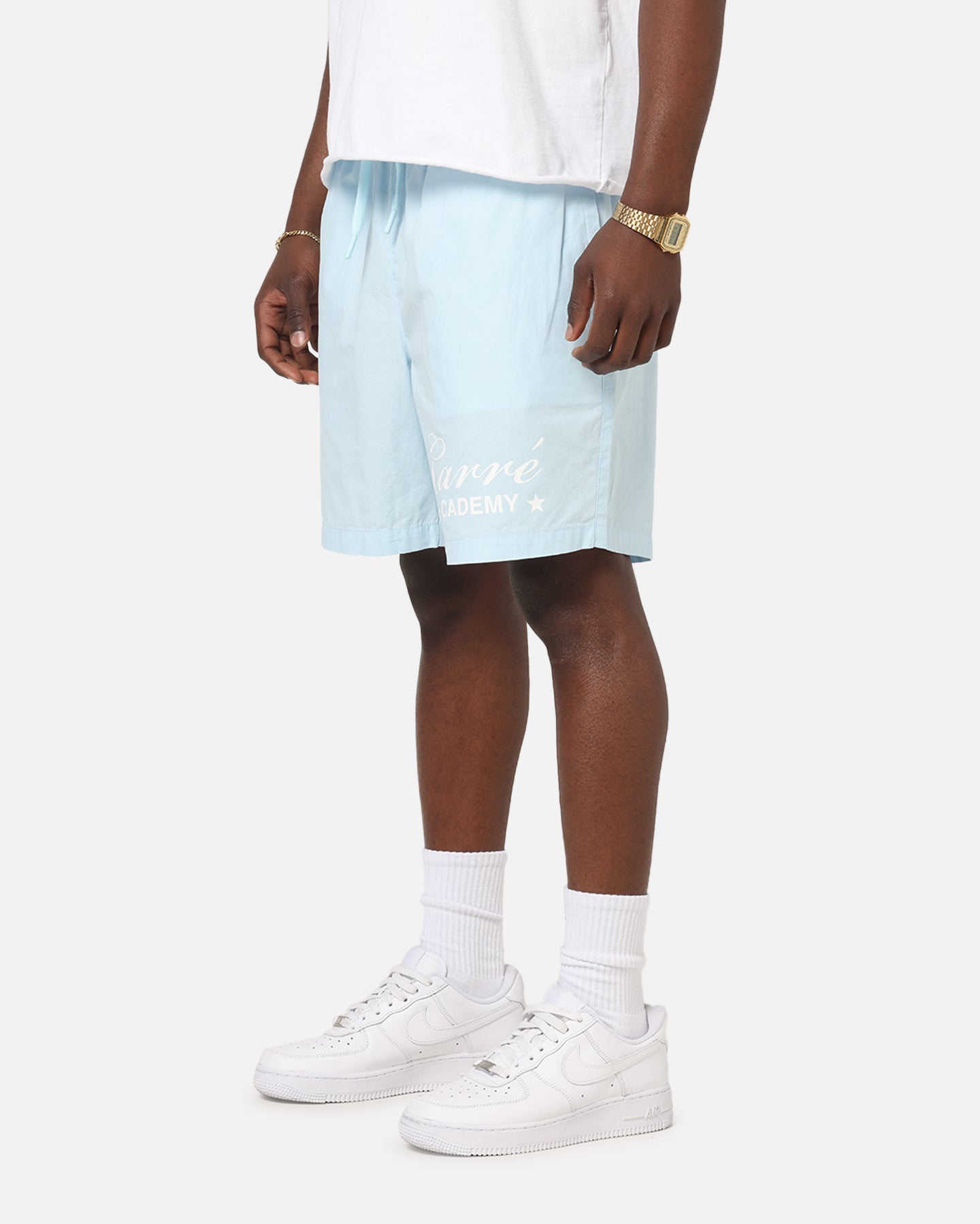 Carre Star Academy Beach Shorts Baby Blue