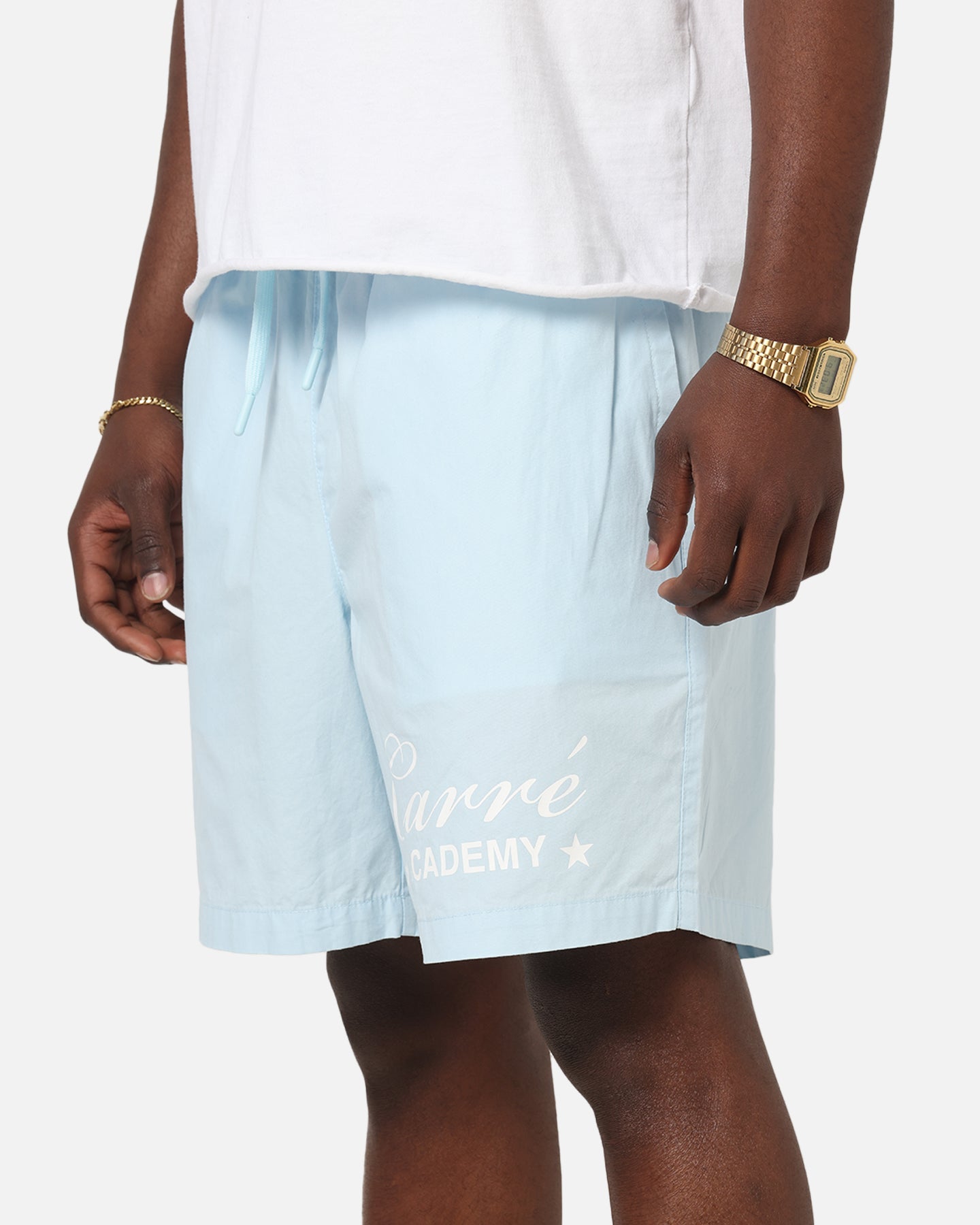 Carre Star Academy Beach Shorts Baby Blue