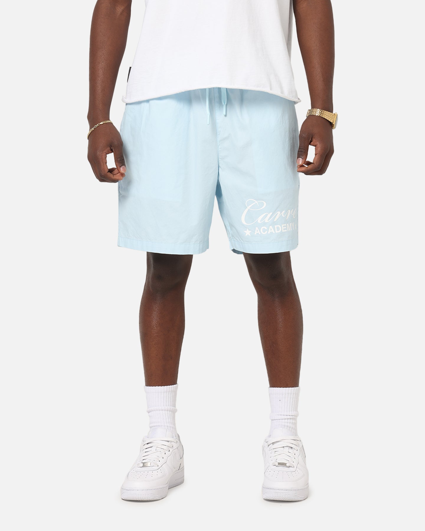 Carre Star Academy Beach Shorts Baby Blue