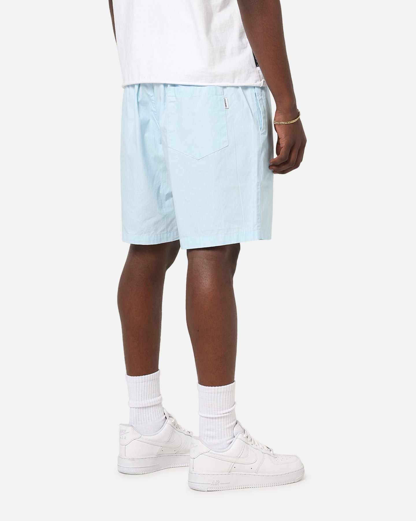 Carre Star Academy Beach Shorts Baby Blue