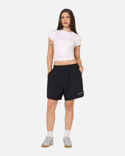 Saint Morta Scription Nylon Shorts Black