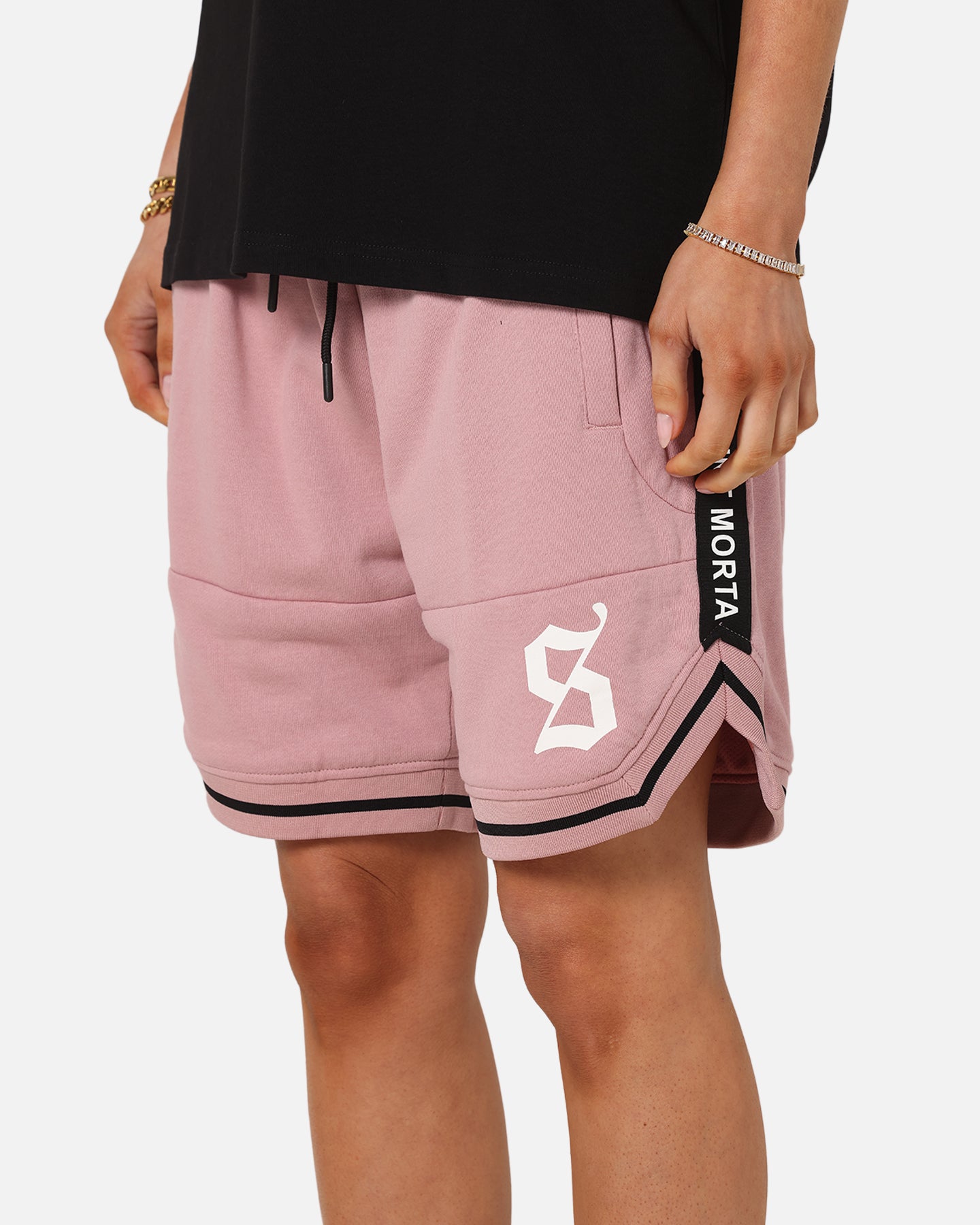 Saint Morta Icon X Fleece Shorts Dusty Pink