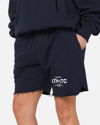 Saint Morta Athltc Sweat Shorts Dark Royal