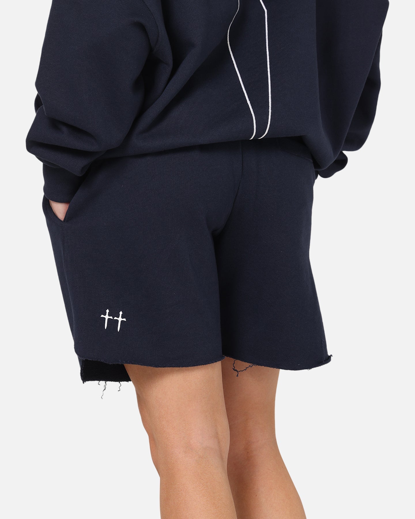 Saint Morta Athltc Sweat Shorts Dark Royal