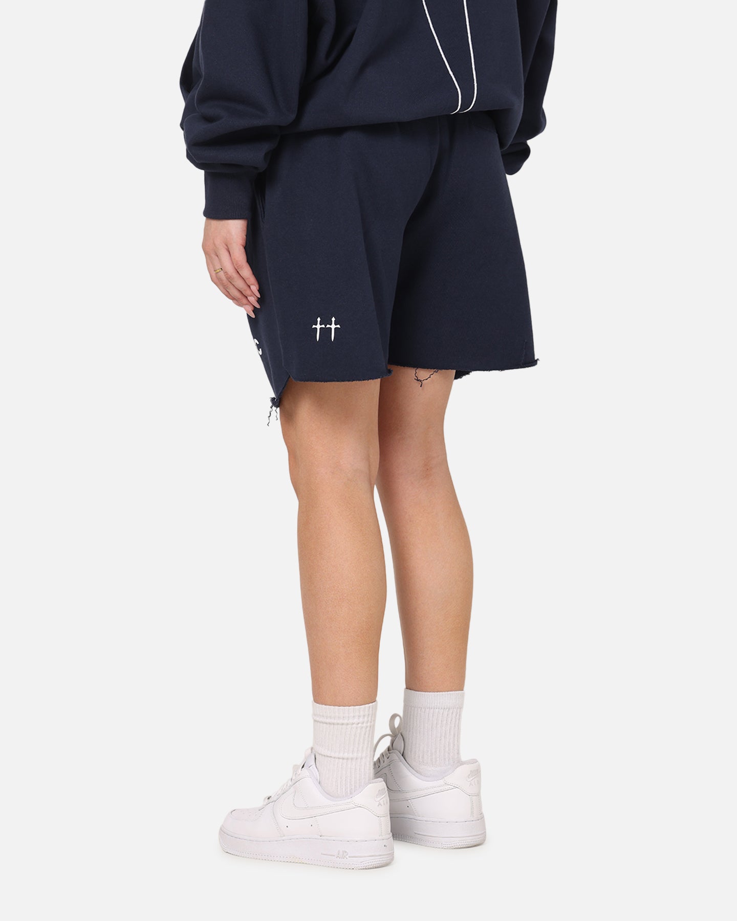 Saint Morta Athltc Sweat Shorts Dark Royal