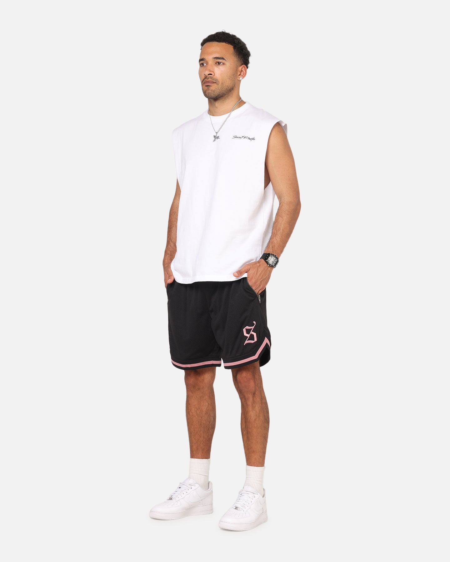 Saint Morta Envogue Allstar Basketball Shorts Black/Pink