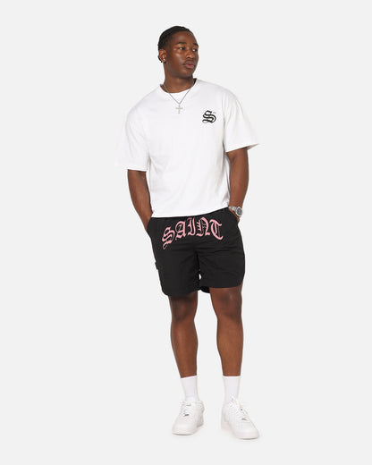 Saint Morta Lucius Shorts Black/Pink