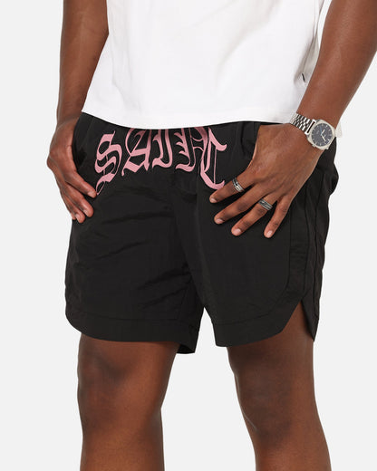 Saint Morta Lucius Shorts Black/Pink