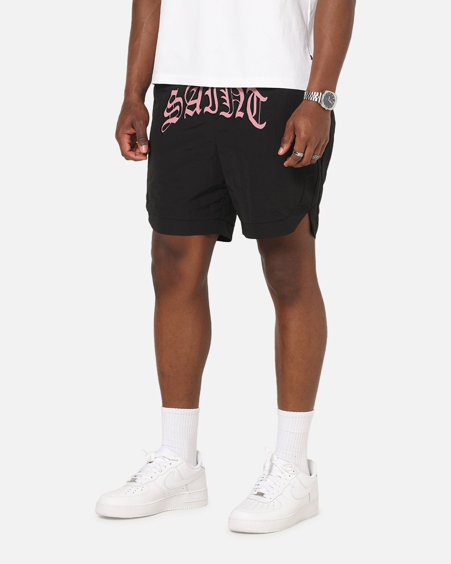 Saint Morta Lucius Shorts Black/Pink