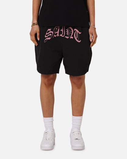 Saint Morta Lucius Shorts Black/Pink