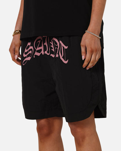 Saint Morta Lucius Shorts Black/Pink