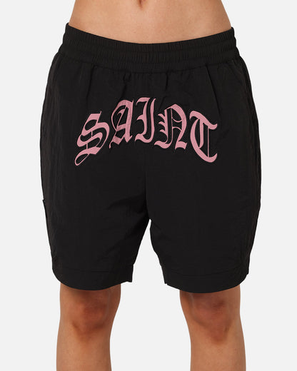 Saint Morta Lucius Shorts Black/Pink