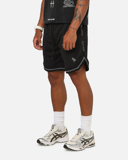 Saint Morta Athletc Taped Basketball Shorts Black