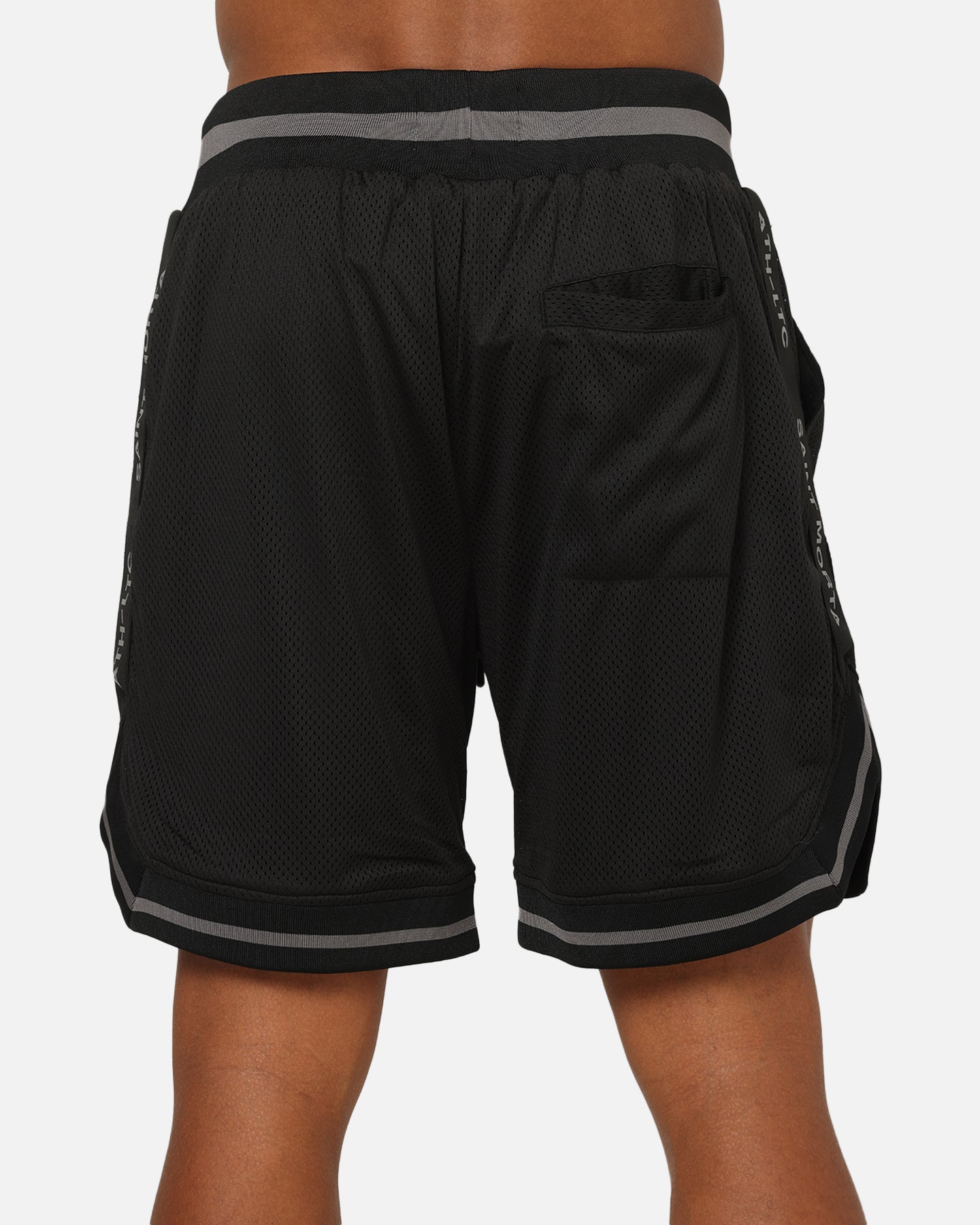 Saint Morta Athletc Taped Basketball Shorts Black