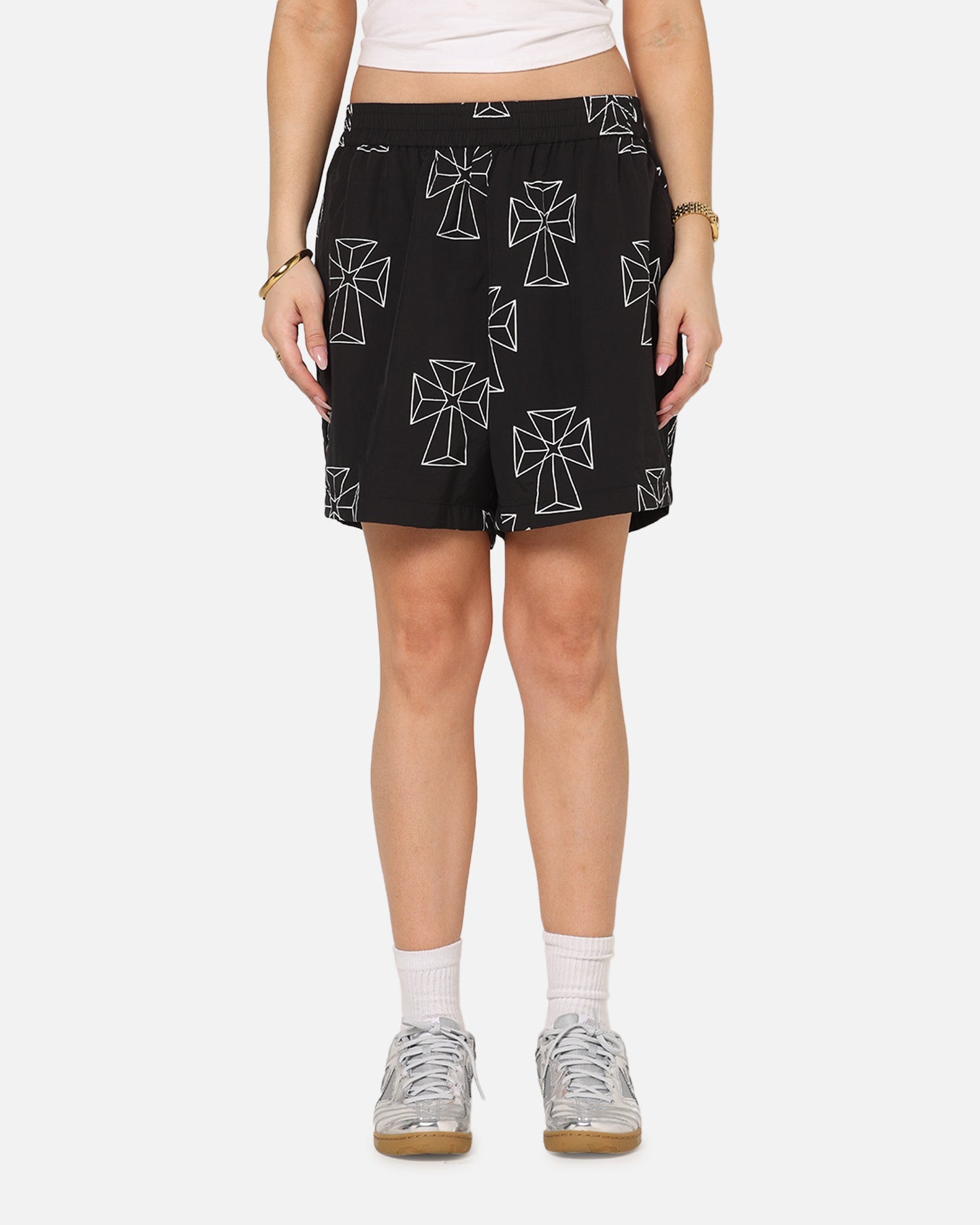 Saint Morta Holy Tide Beach Shorts Black