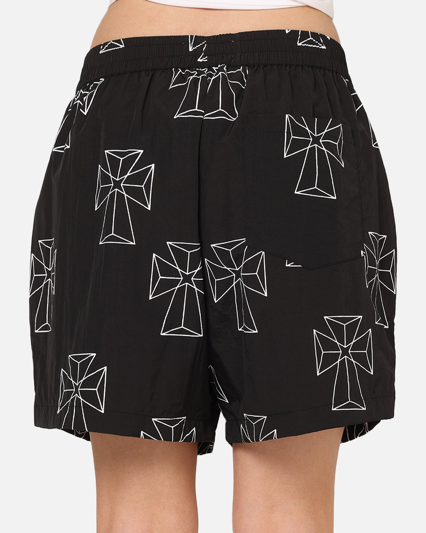Saint Morta Holy Tide Beach Shorts Black