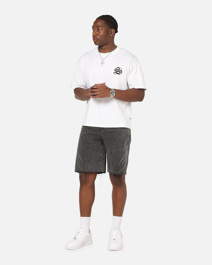 Saint Morta Sanctified Jorts Aged Grey