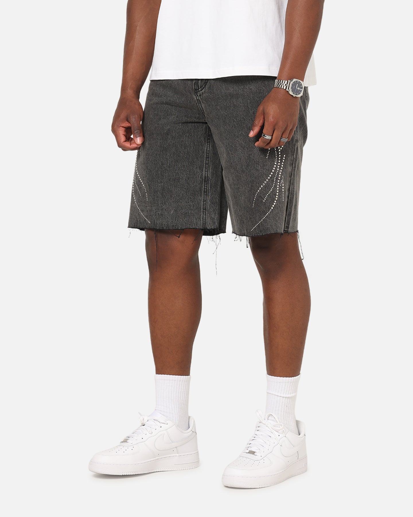 Saint Morta Sanctified Jorts Aged Grey