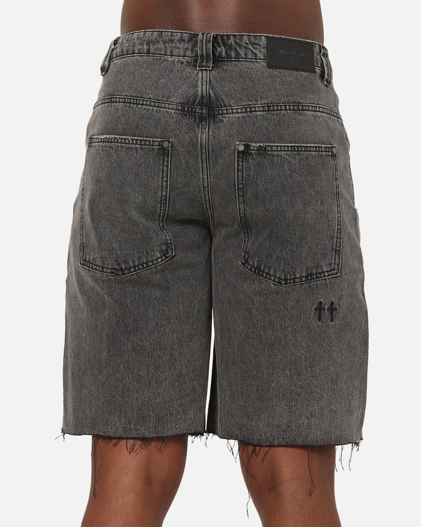 Saint Morta Sanctified Jorts Aged Grey