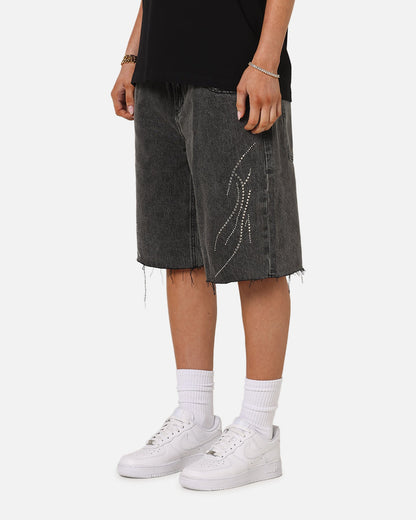 Saint Morta Sanctified Jorts Aged Grey