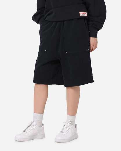 Carre Rivet Baggy Sweat Shorts Charcoal