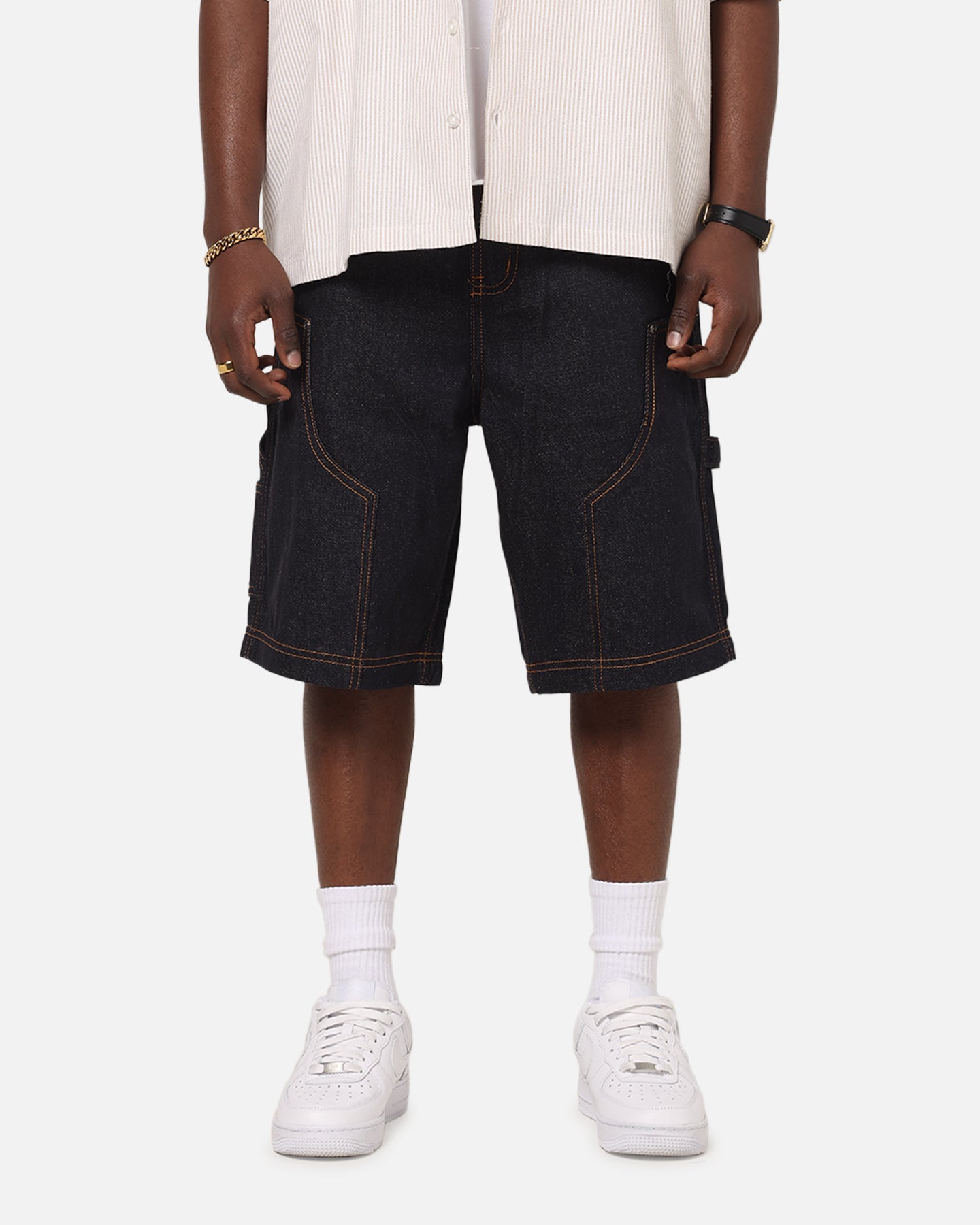 Carre Work Jorts Dark Washed Indigo