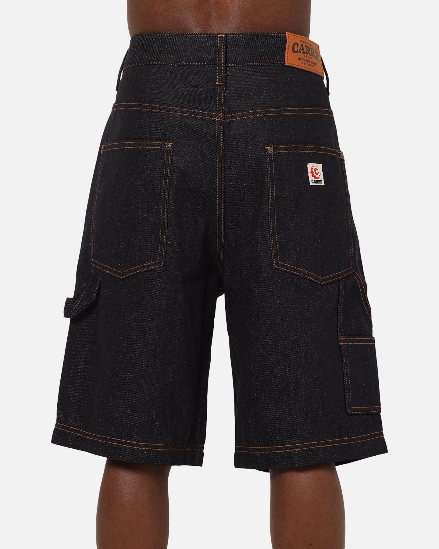Carre Work Jorts Dark Washed Indigo
