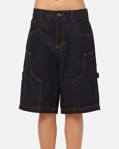 Carre Work Jorts Dark Washed Indigo