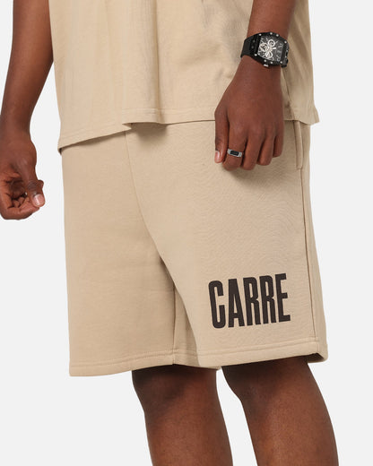 Carre Premium Essentials Sweat Shorts Light Brown