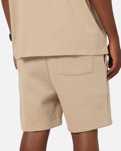 Carre Premium Essentials Sweat Shorts Light Brown