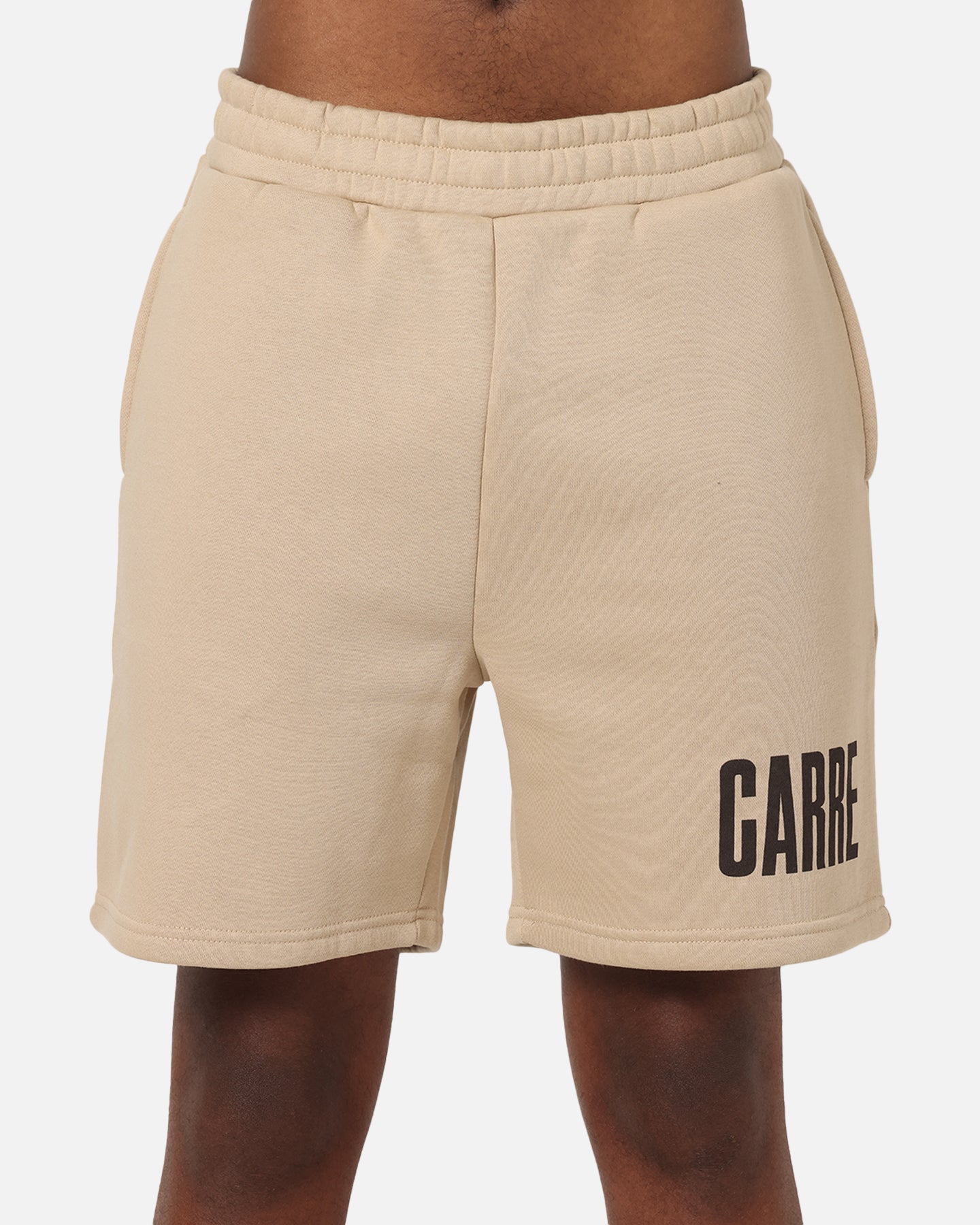 Carre Premium Essentials Sweat Shorts Light Brown
