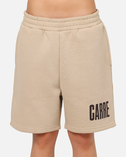 Carre Premium Essentials Sweat Shorts Light Brown