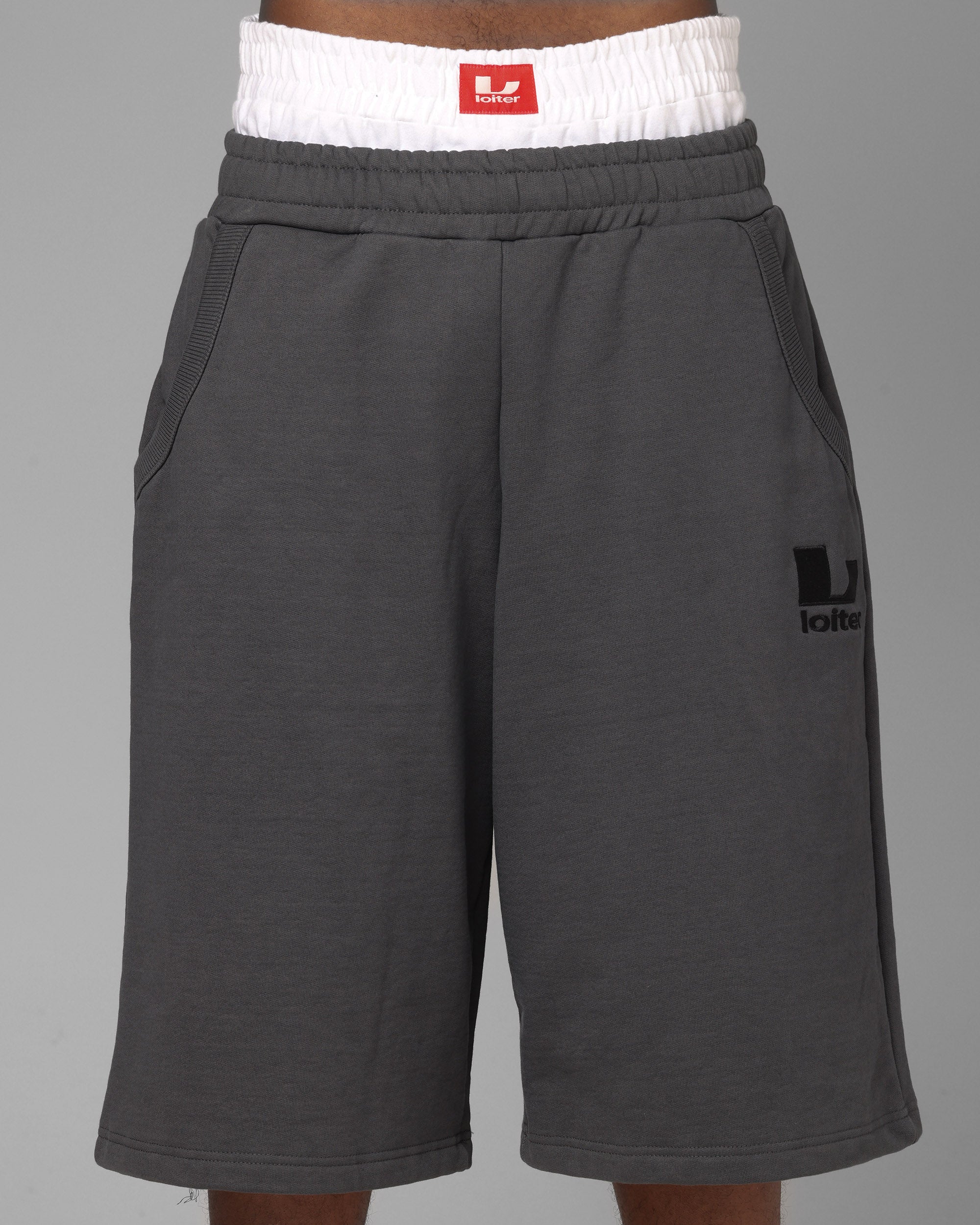 Loiter World Cup Shorts Charcoal