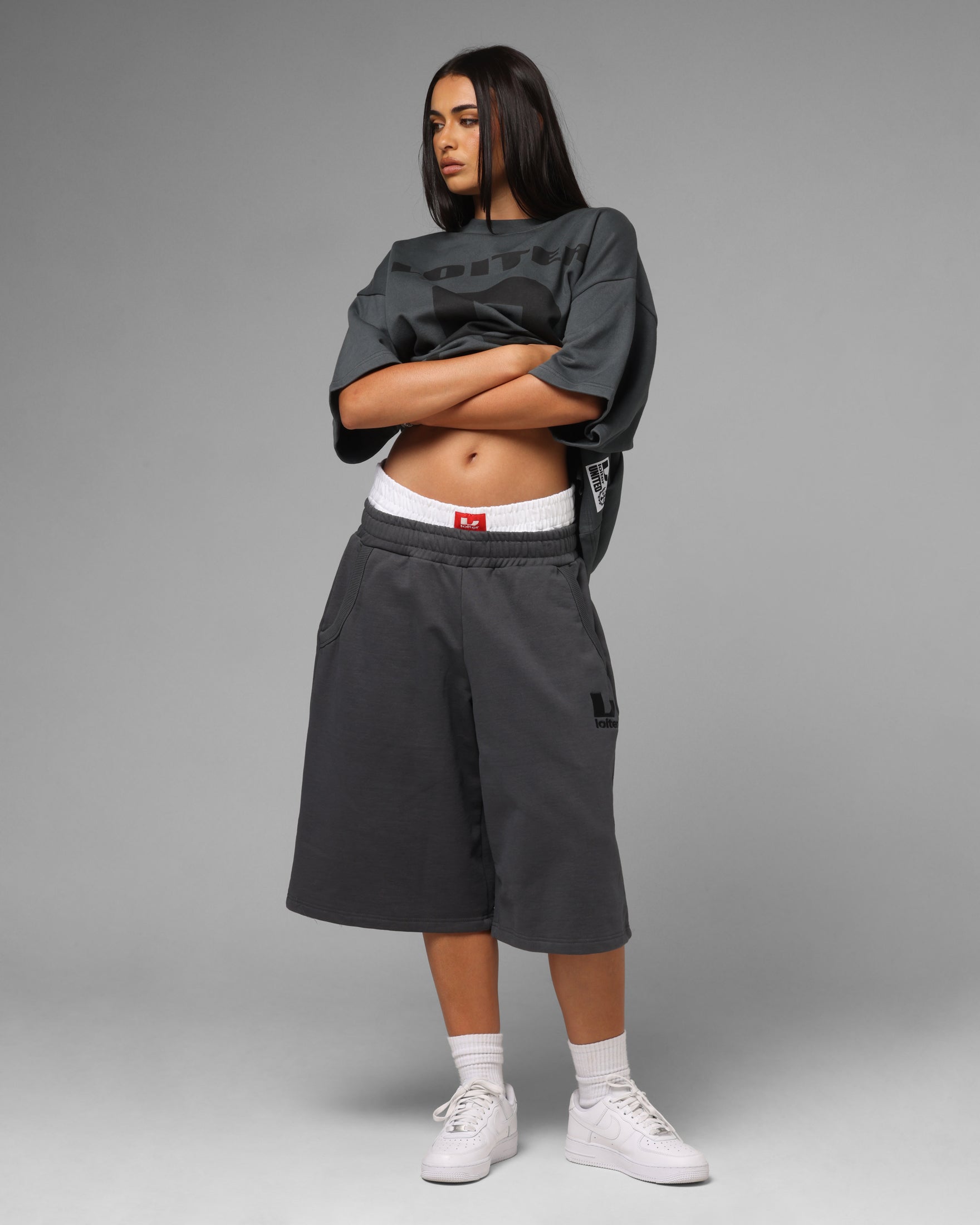 Loiter World Cup Shorts Charcoal