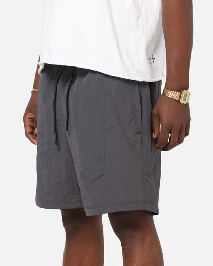Carre Panelled Nylon Shorts Black