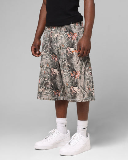 Loiter Biker Jorts Real Tree Camo