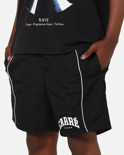 Carre Piped Nylon Shorts Black
