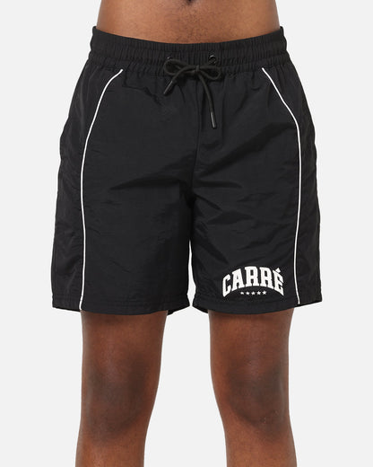 Carre Piped Nylon Shorts Black
