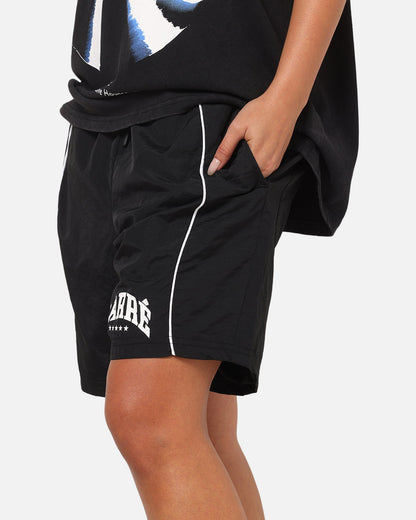 Carre Piped Nylon Shorts Black
