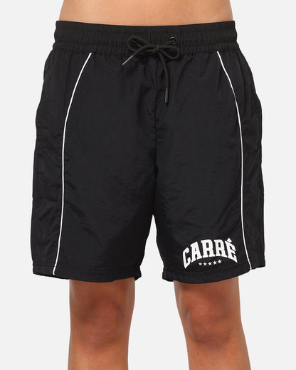 Carre Piped Nylon Shorts Black