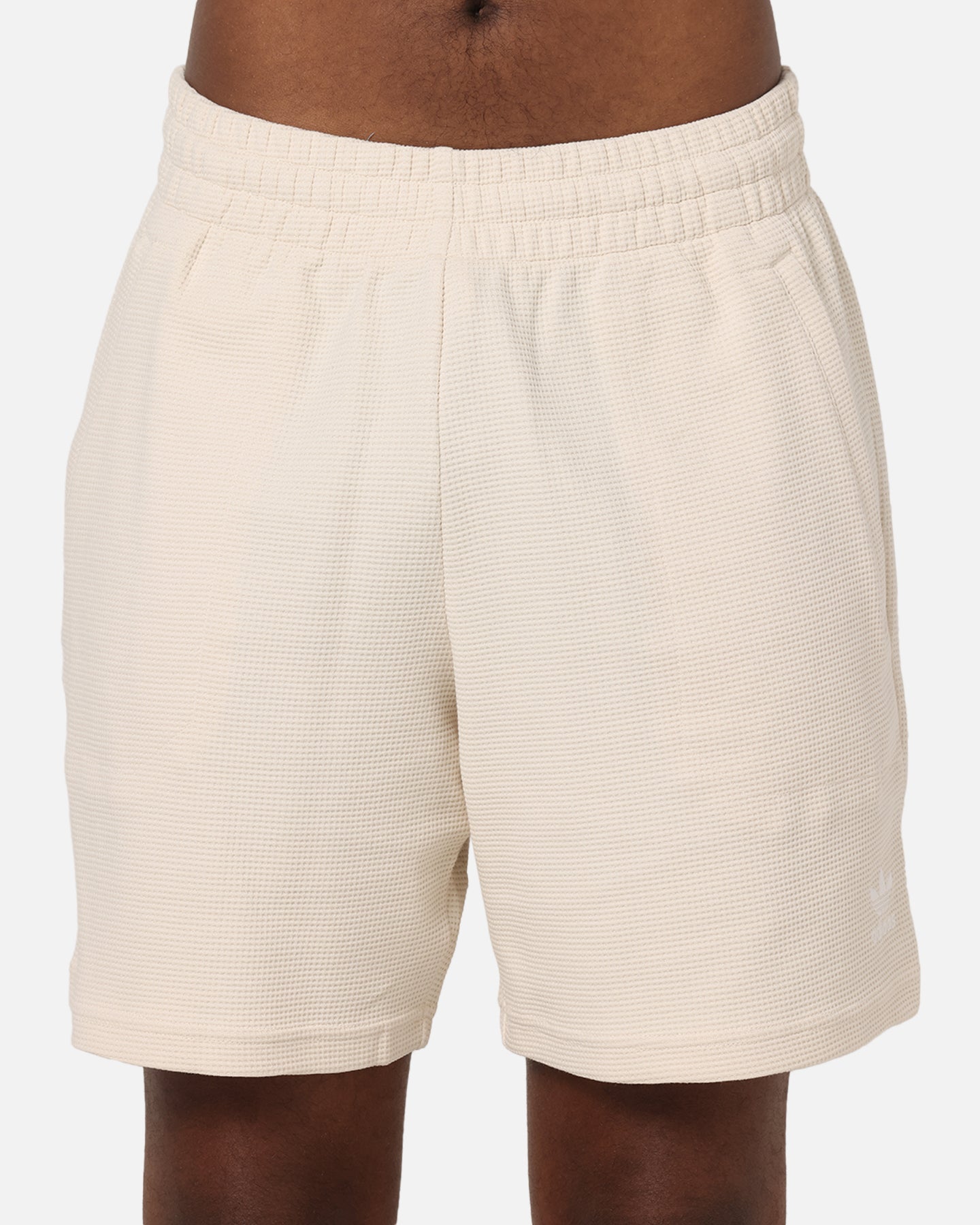 Adidas Trefoil Essentials Waffle Shorts Wonder White