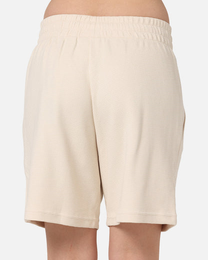 Adidas Trefoil Essentials Waffle Shorts Wonder White