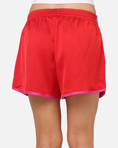Adidas Women's Adicolor 3-Stripes Sprinter Shorts Scarlet/Fuchsia